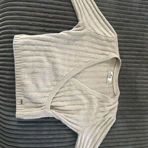 Hollister Cream Sweater